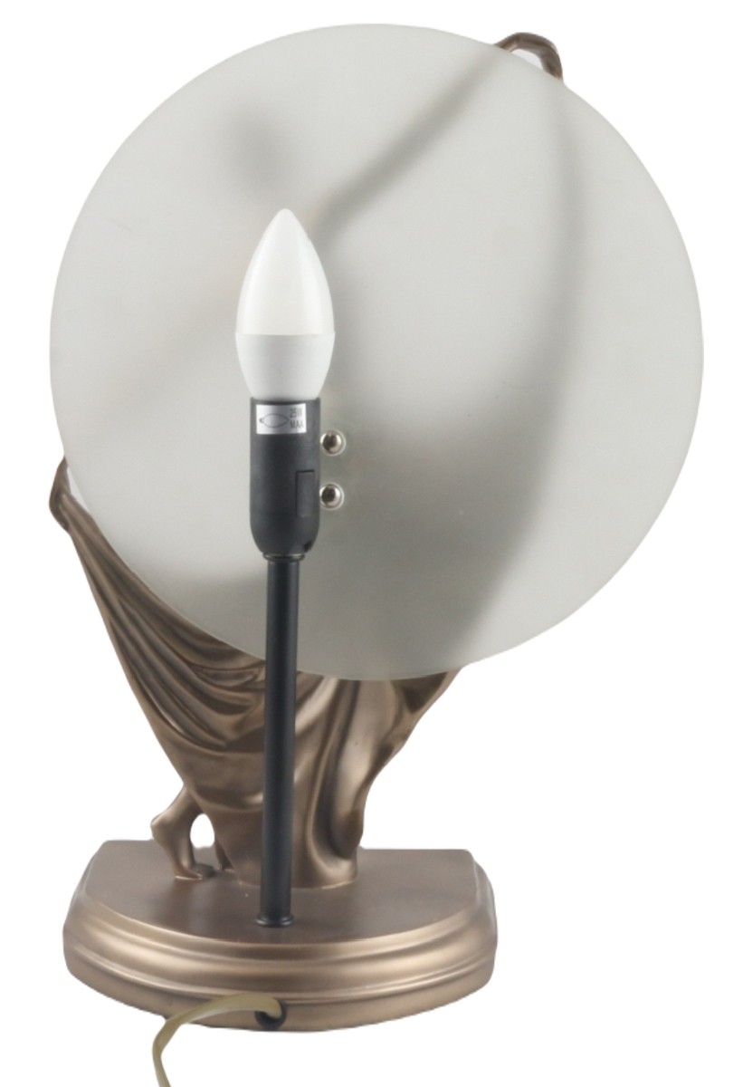 Art deco store dancing lady lamp