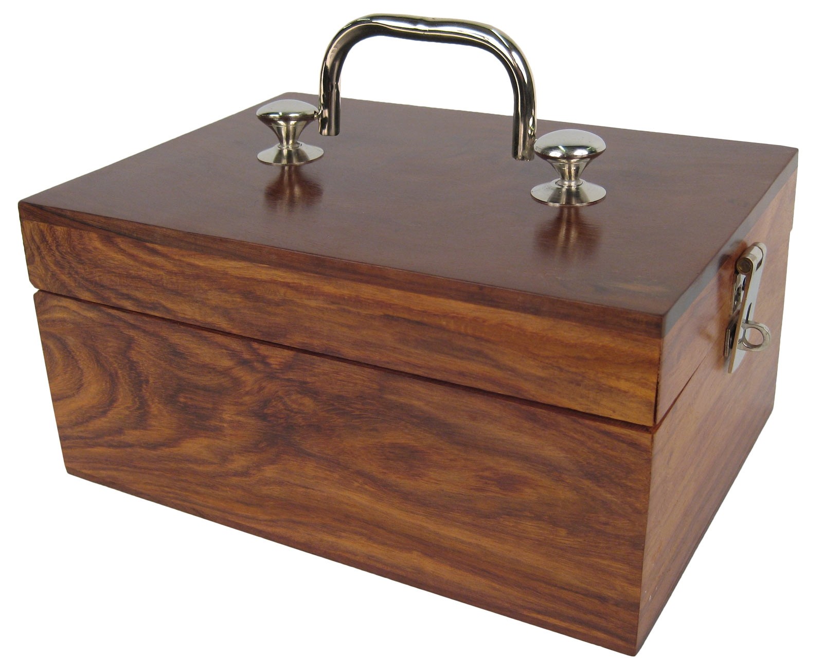 Sheesham Wood Makeup Box Internal Mirror