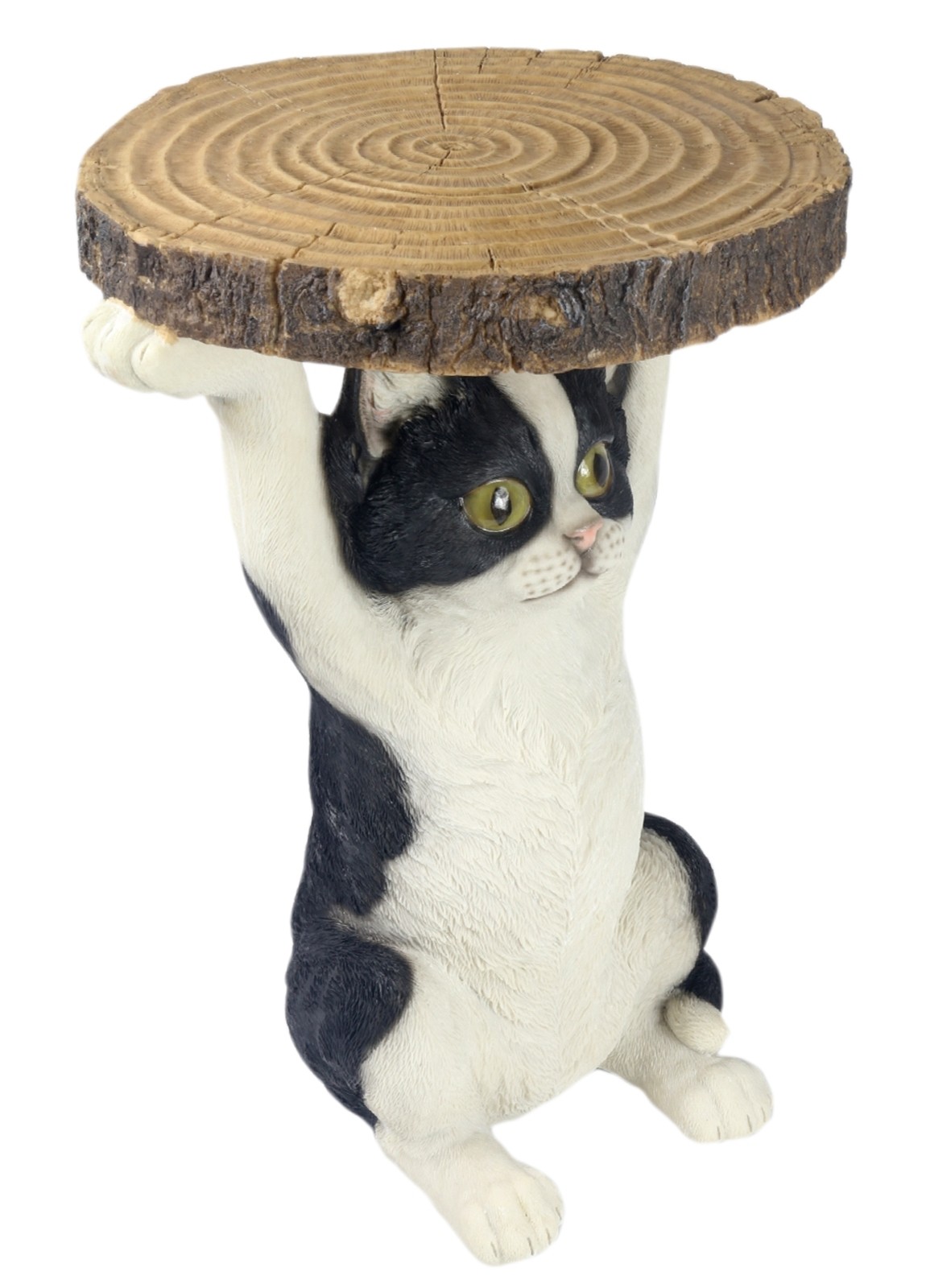 Black & White Cat Table - 51cm