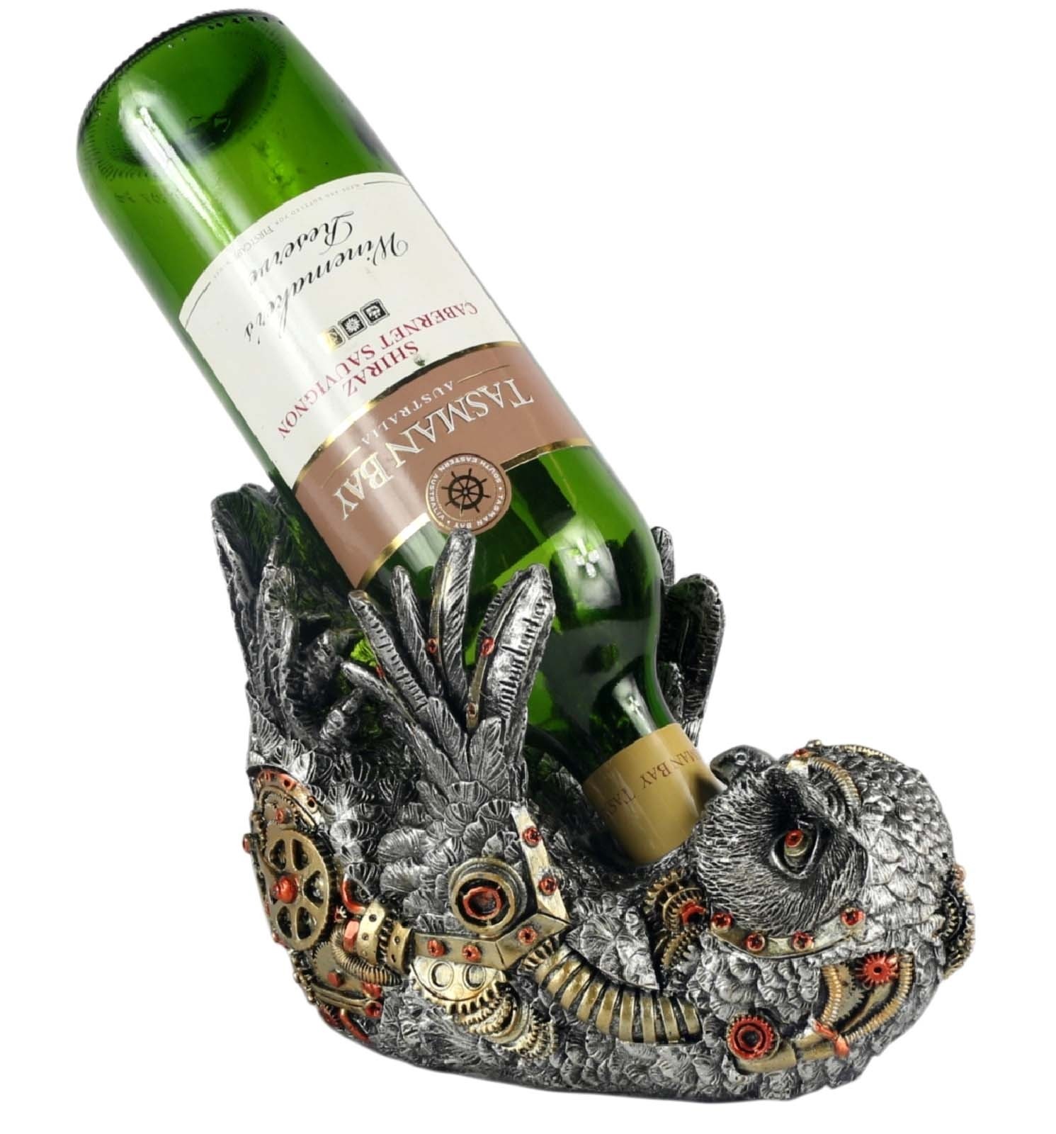 Mechanical Owl Wine Bottle Holder 21.5cm