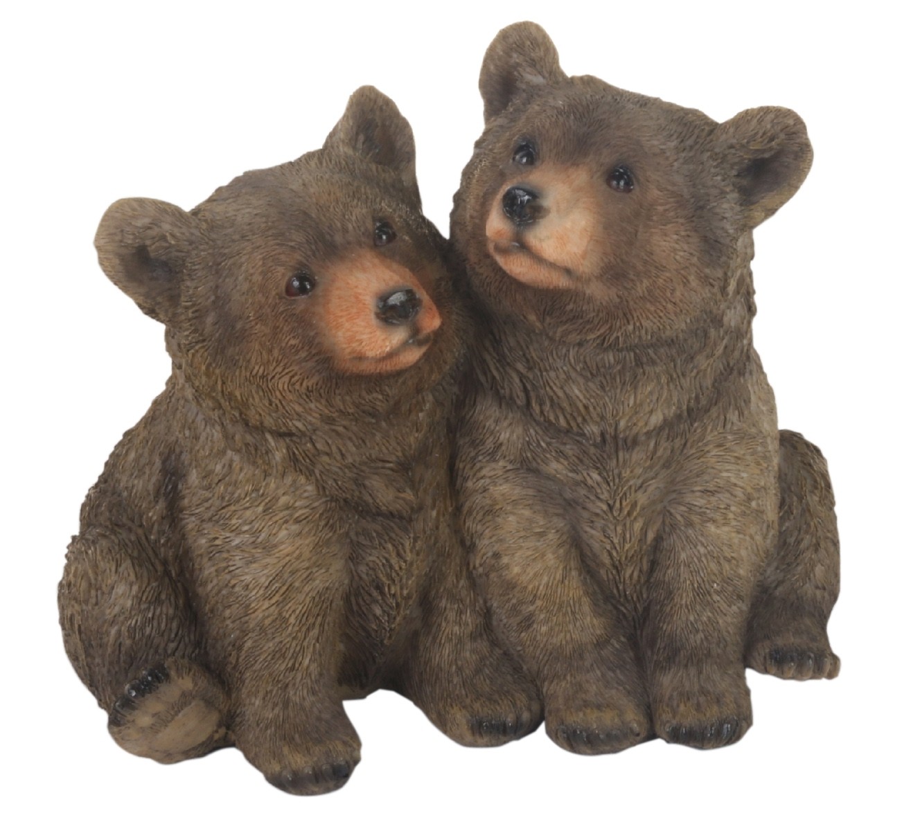 Two Brown Bears Figurine 18cm