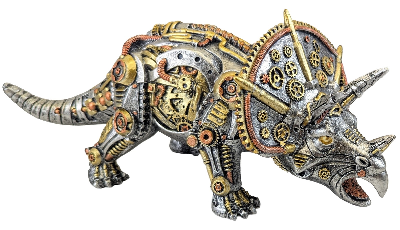 Steampunk Mechanical Triceratops - 37.5cm 