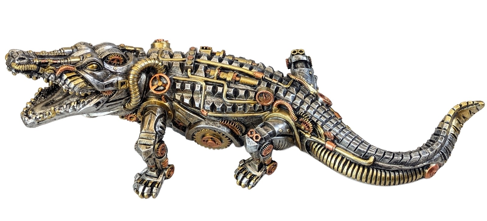 Steampunk Mechanical Crocodile - 40cm