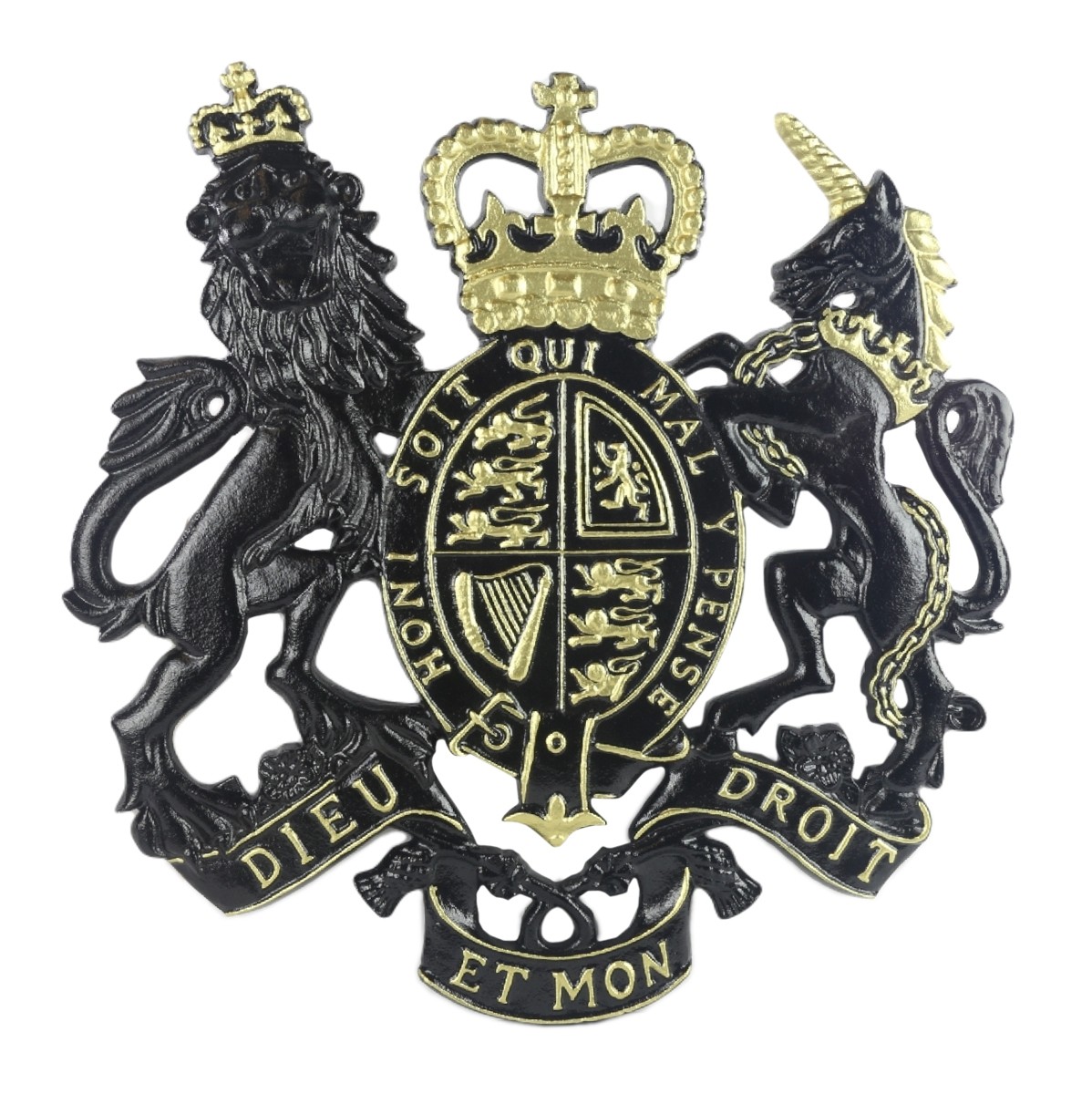 Royal Coat Of Arms Of United Kingdom Plaque 50cm