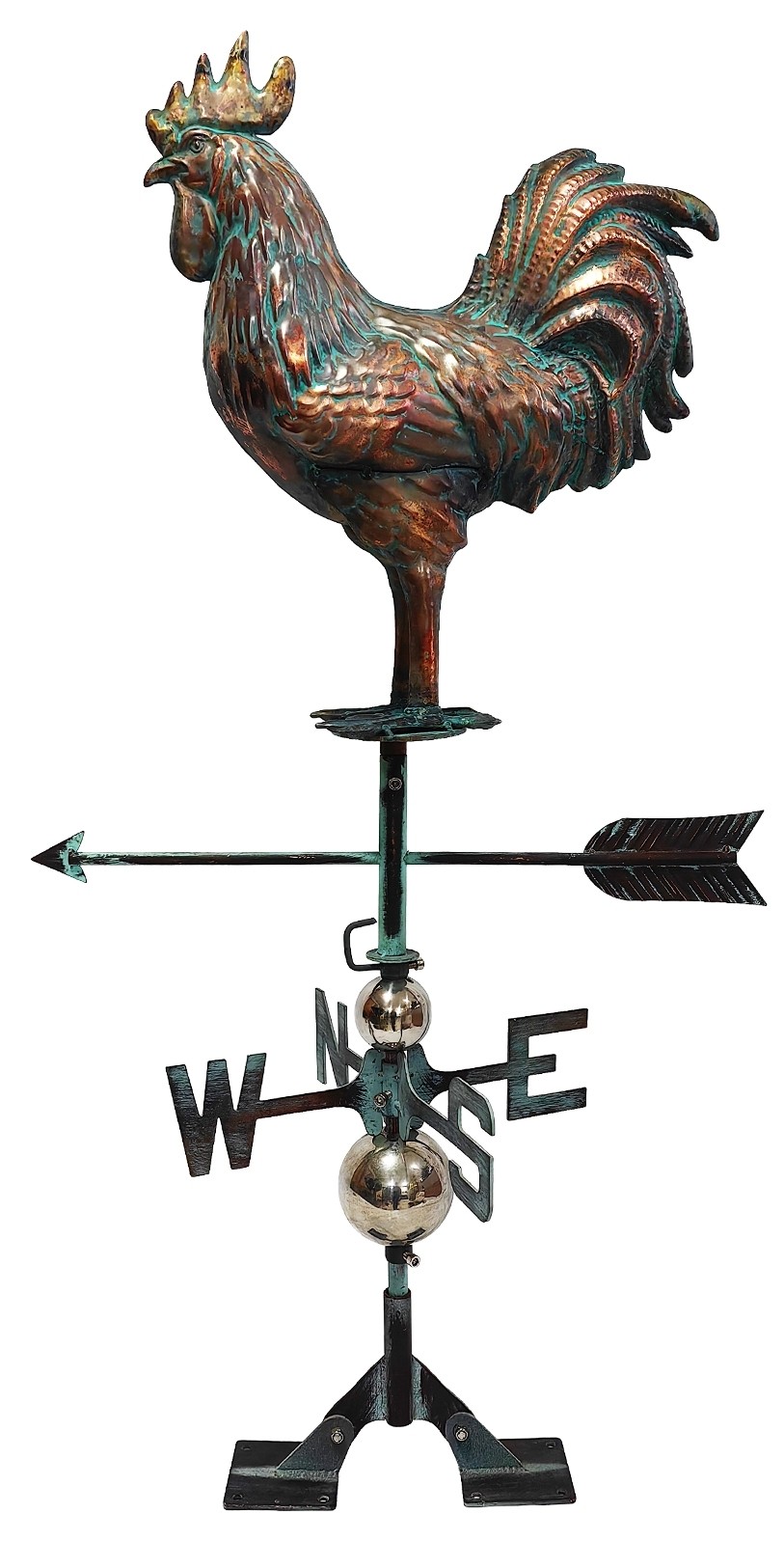 Copper Art - 3D Rooster Weathervane - 114cm