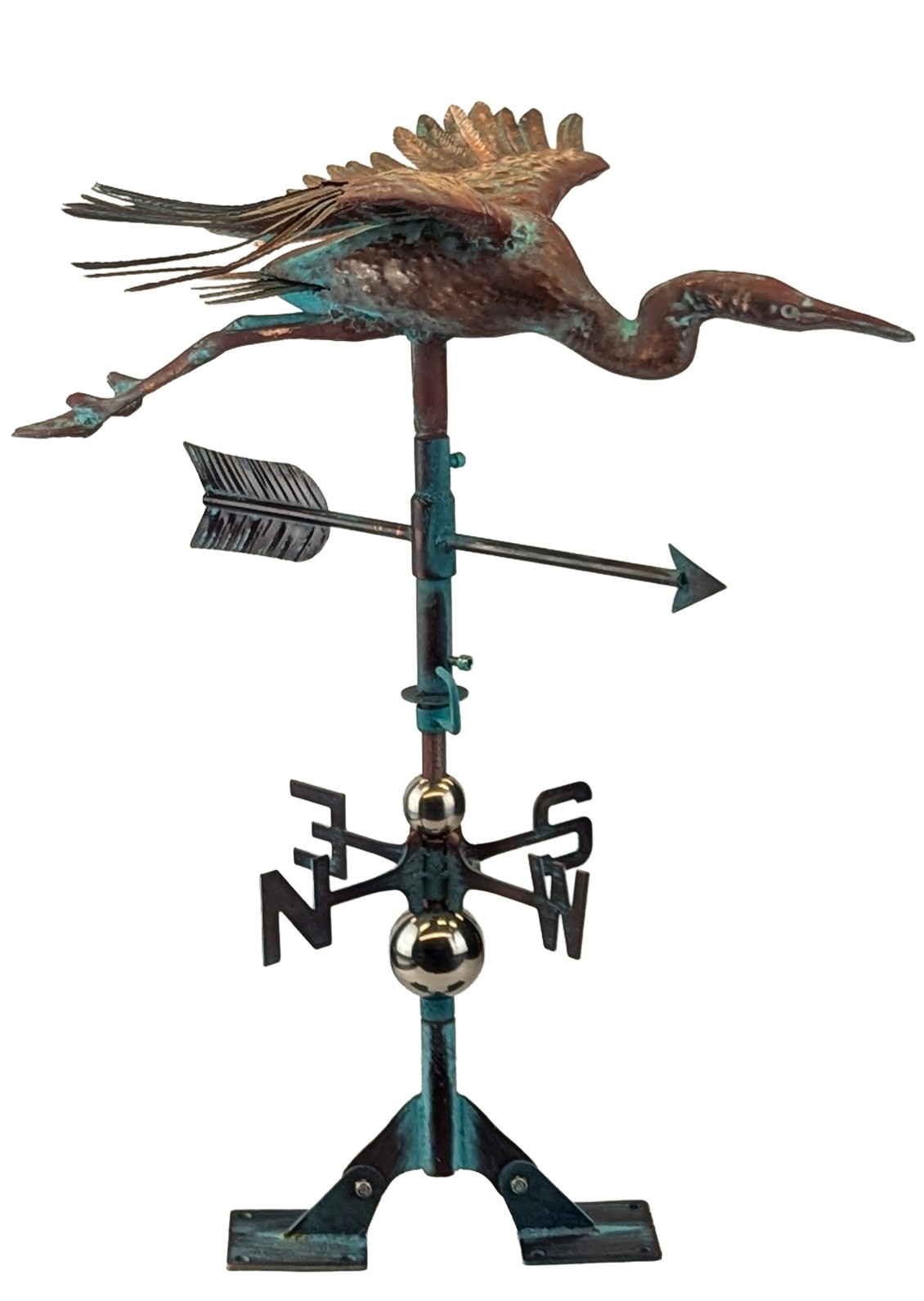 Copper Art - 3D Stork/Heron Weathervane - 84cm