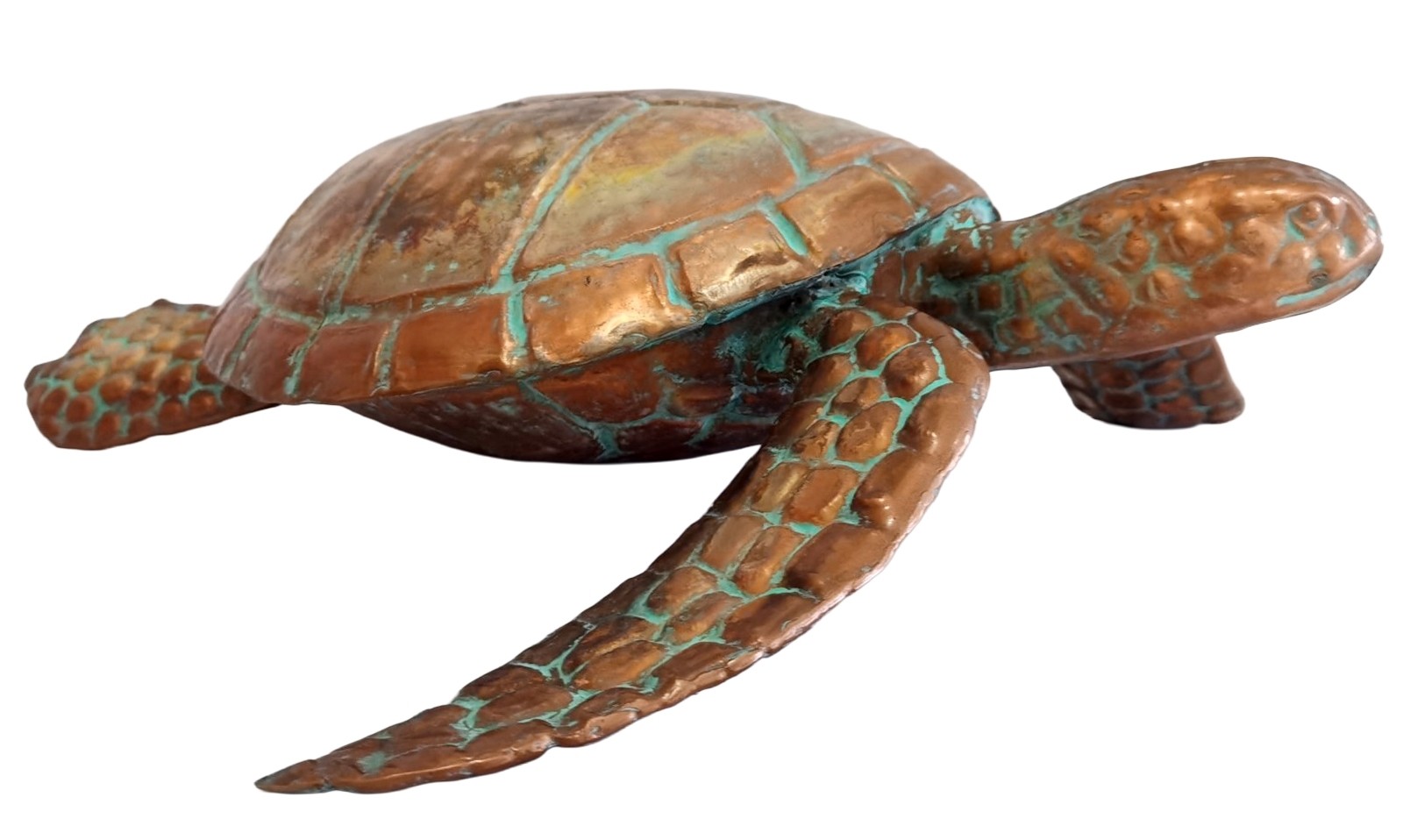 Copper Art - 3D Turtle Statue - 46cm