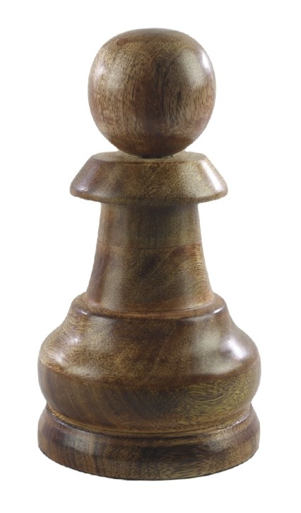 Mango Wood Pawn Chess Piece 24cm