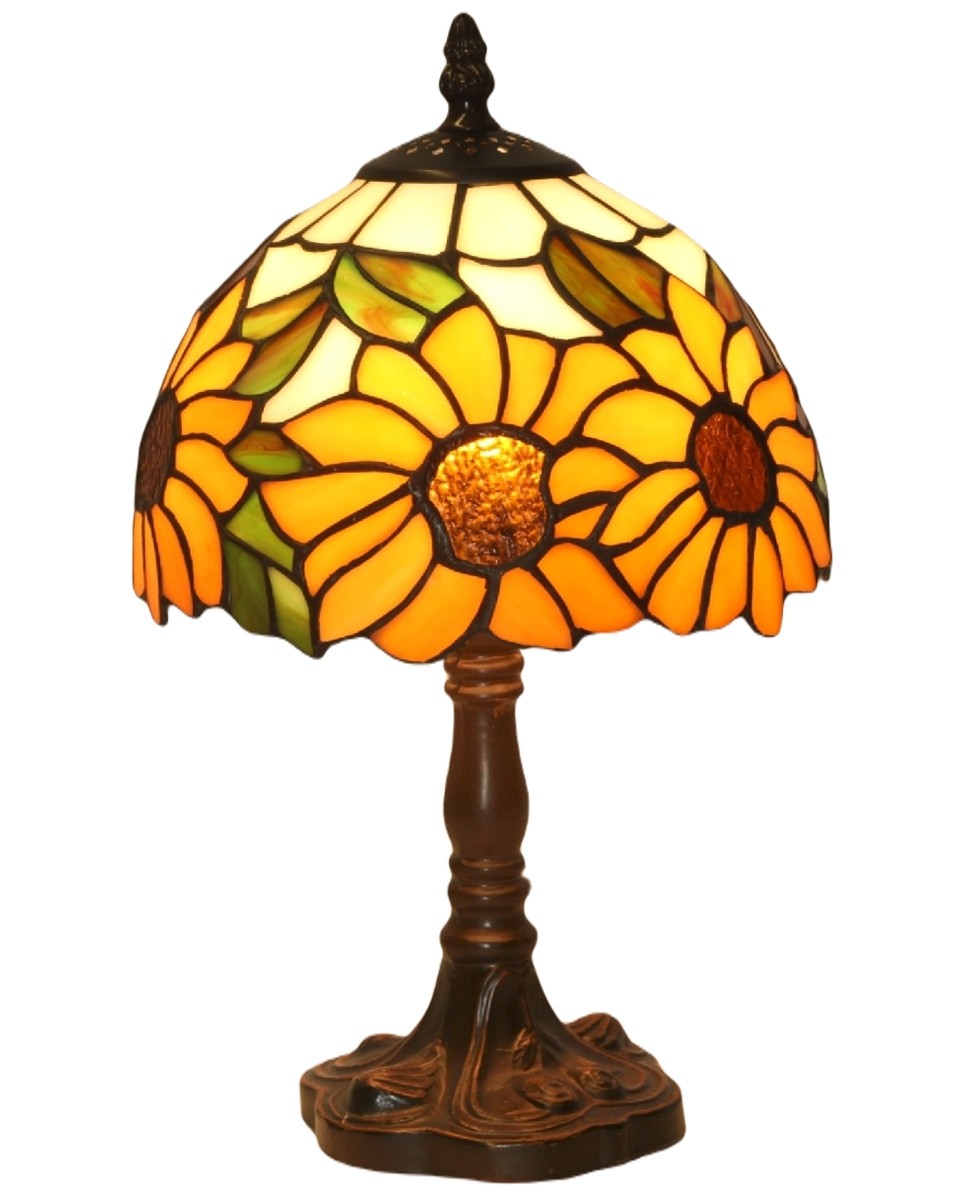 Sunflower Lamp (Small) 32cm With 20cm Shade Dia. + Free Bulb