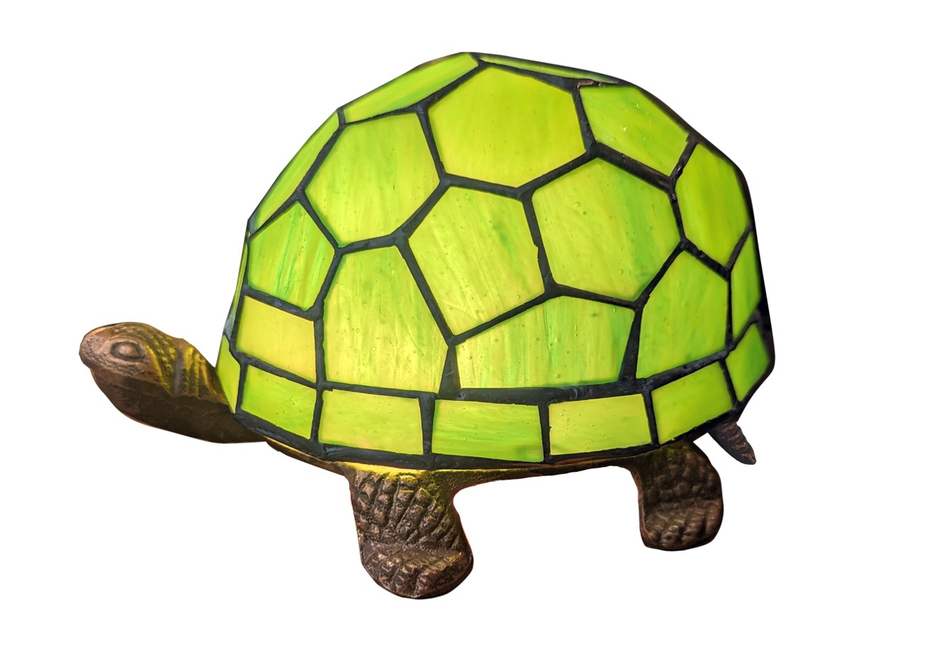 Turtle Lamp Green 22cm + Free Incandescent Bulb