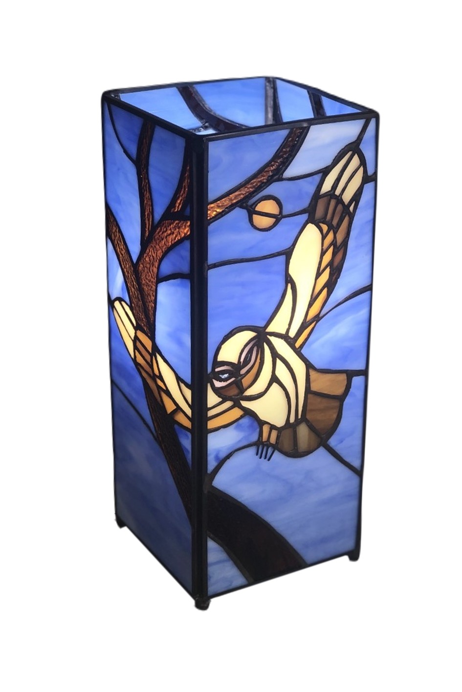 Owl Flying Square Lamp 27cm