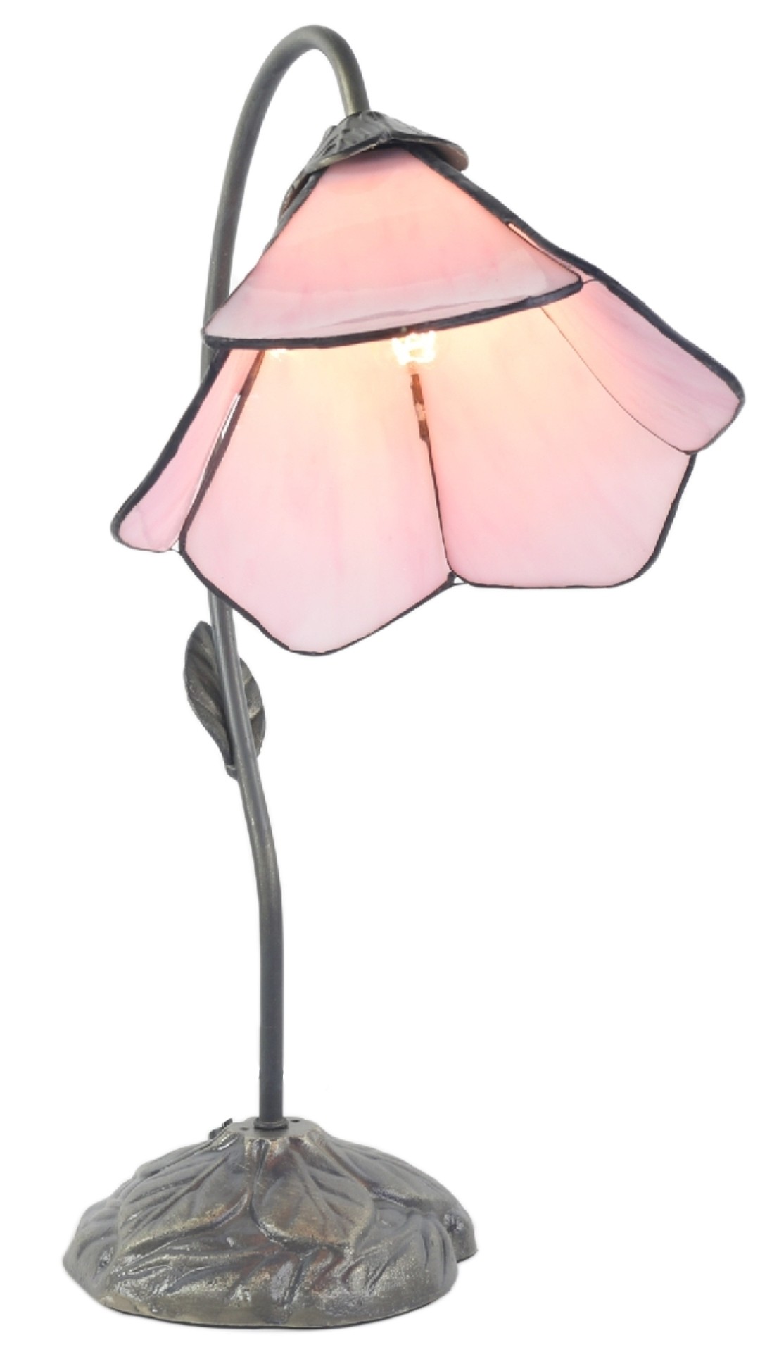 Single Pink Petal Flower Lamp - 49cm + Free Bulb