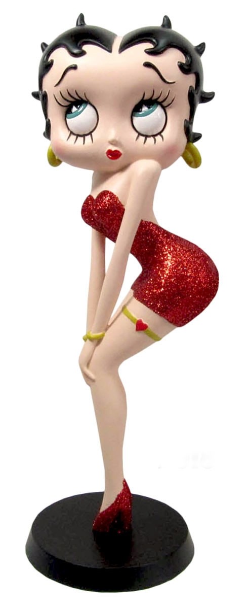 Betty Boop Classic Pose (Red Glitter Dress) 29cm