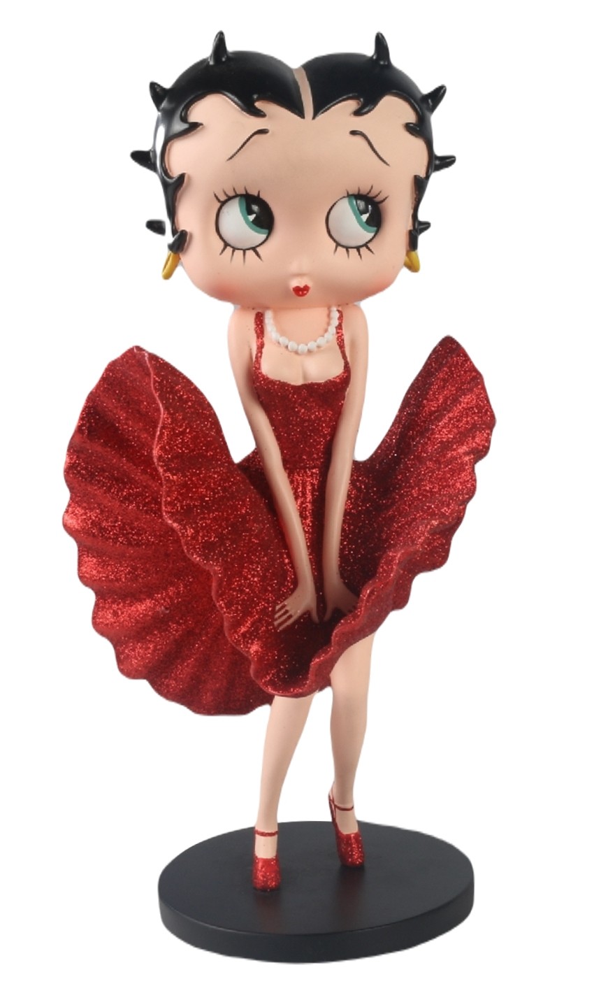 Betty Boop Cool Breeze (Red Glitter) 32cm Small