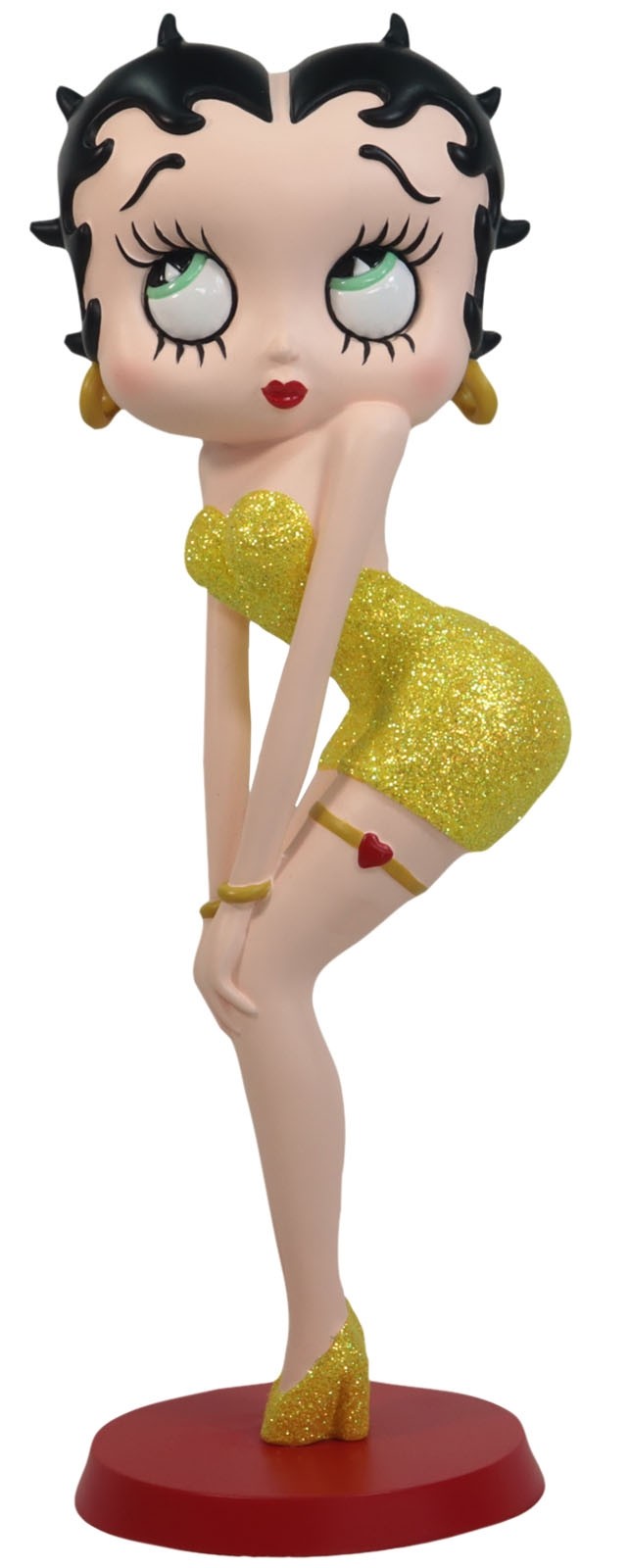 Betty Boop Classic Pose (Yellow Glitter Dress) 29cm