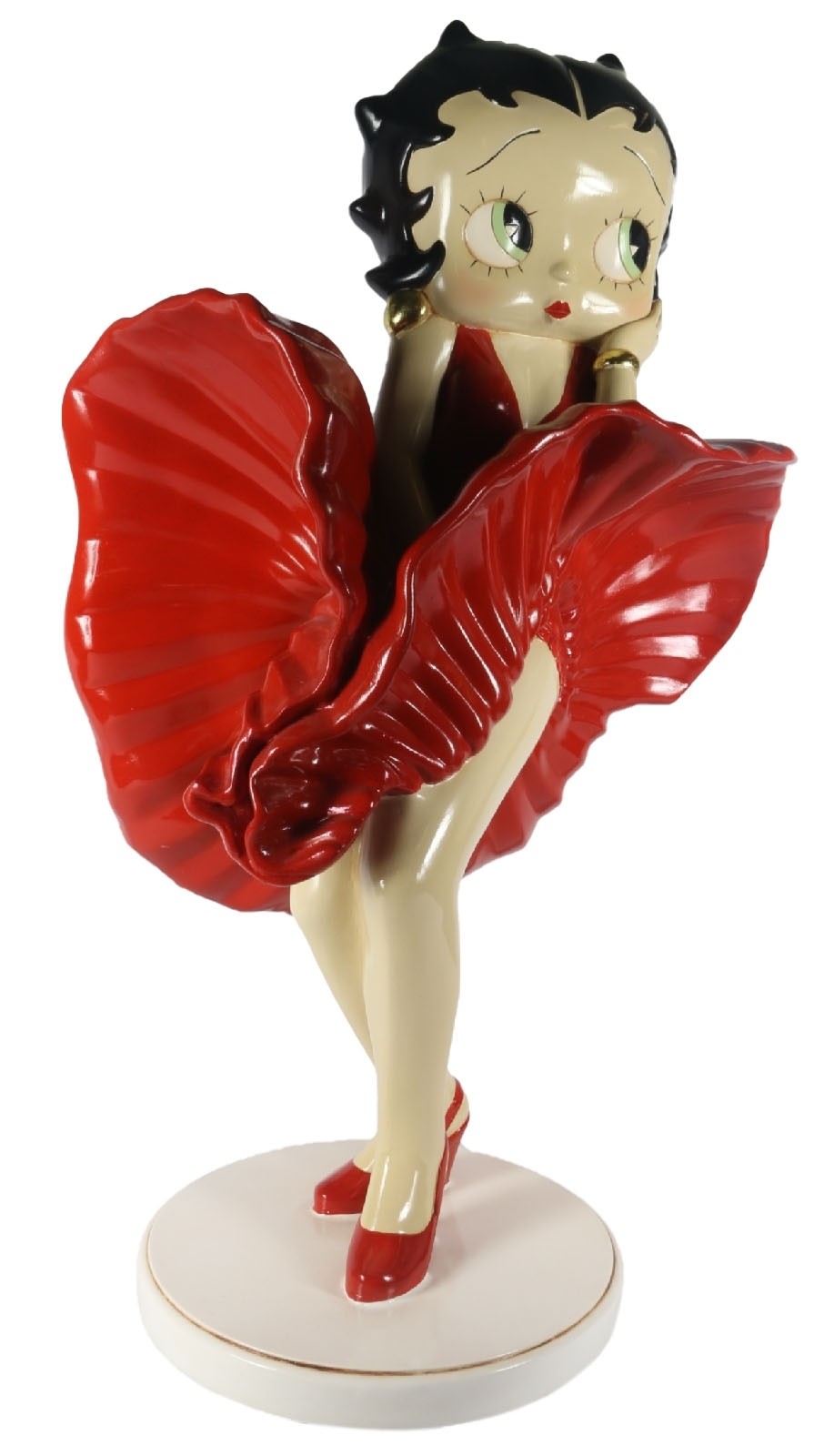 Large Betty Boop Classic Pose Cool Breeze Red Dress - 3ft