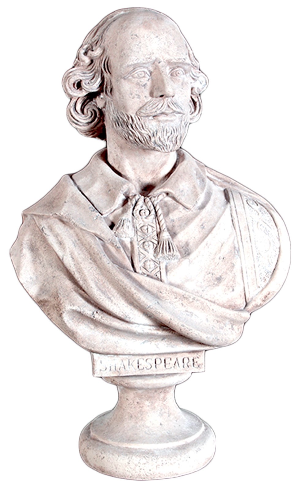 William Shakespeare Bust - Roman Stone Finish