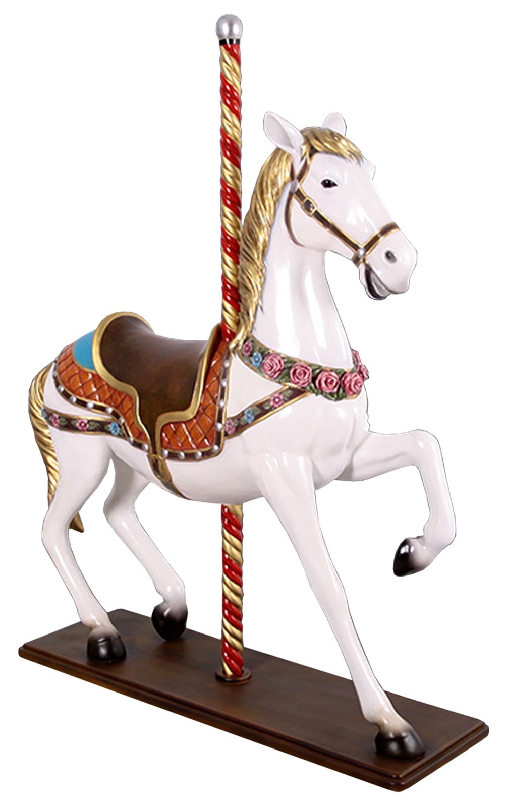 Life Size Resin Carousel Horse Statue