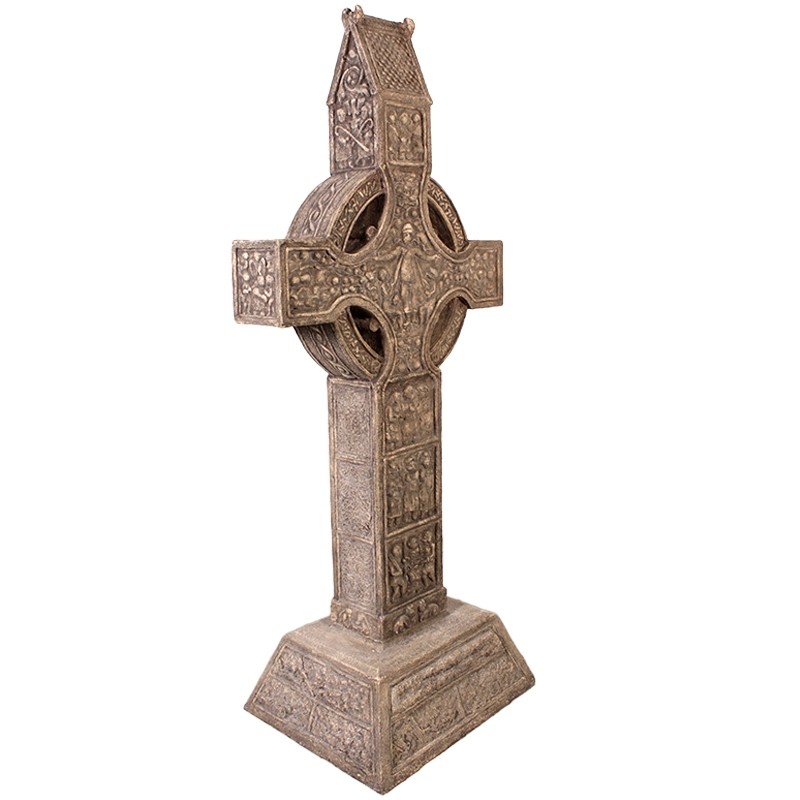 Muiredach Celtic Cross - Roman Stone Finish - 216cm