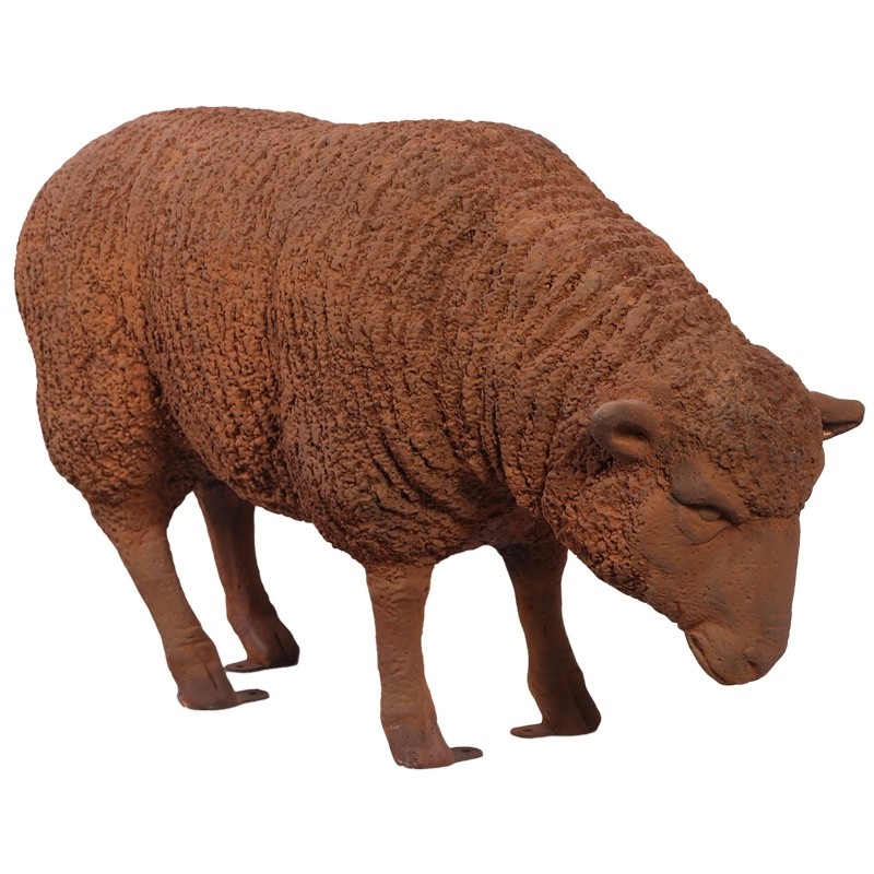 Merino Ewe - 96cm - Rusty Finish