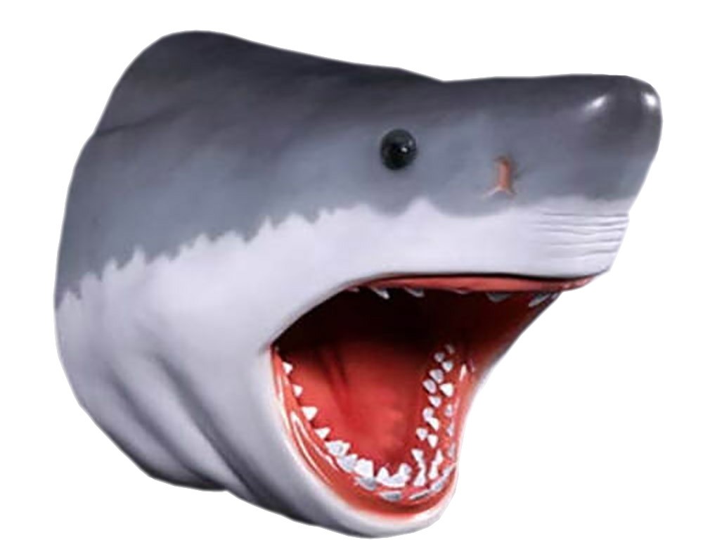 Great White Shark Head Resin Wall Hanging