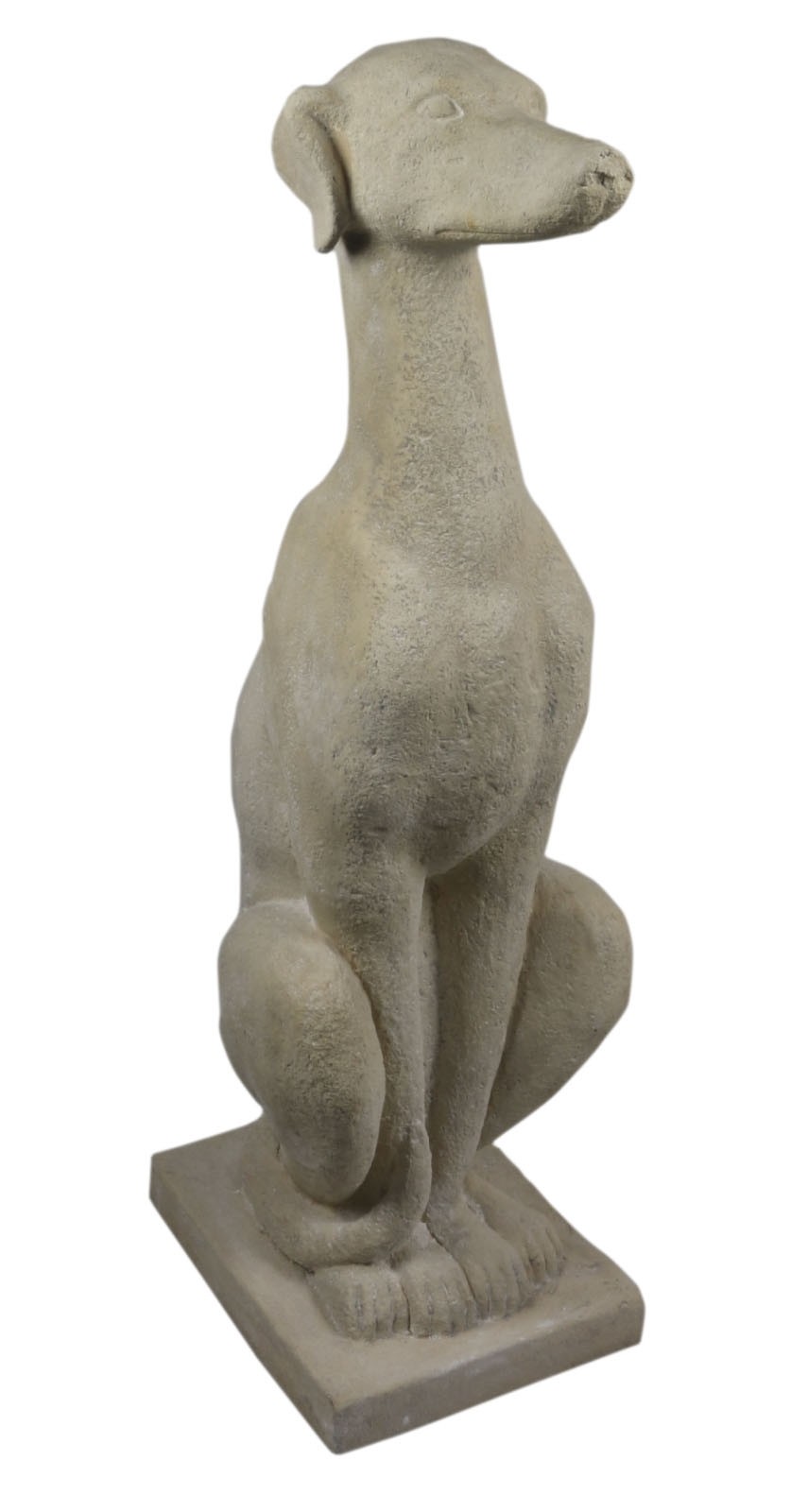 Sitting Greyhound Roman Stone 89cm