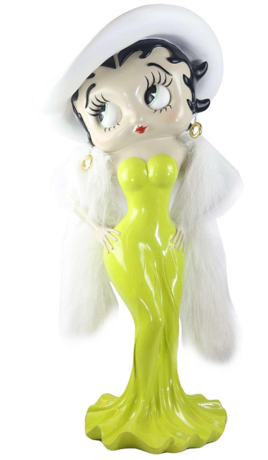 Betty Madam Lime/Yellow Glitter Dress 3ft 