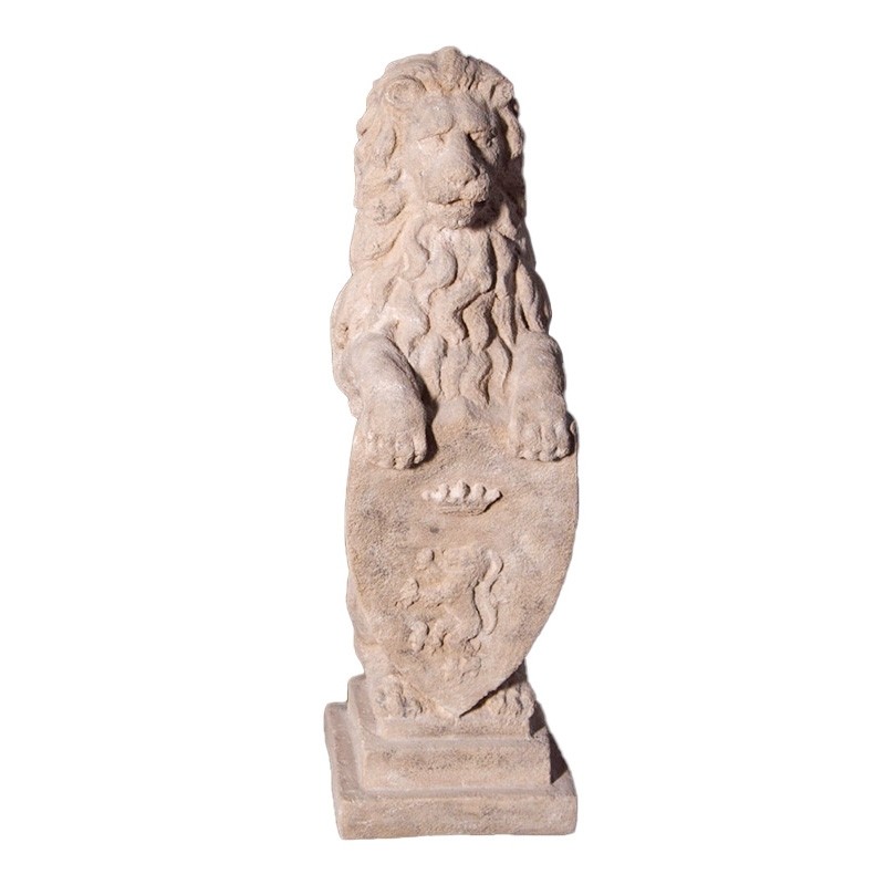 Heraldic Lion 81cm - Roman Stone Finish