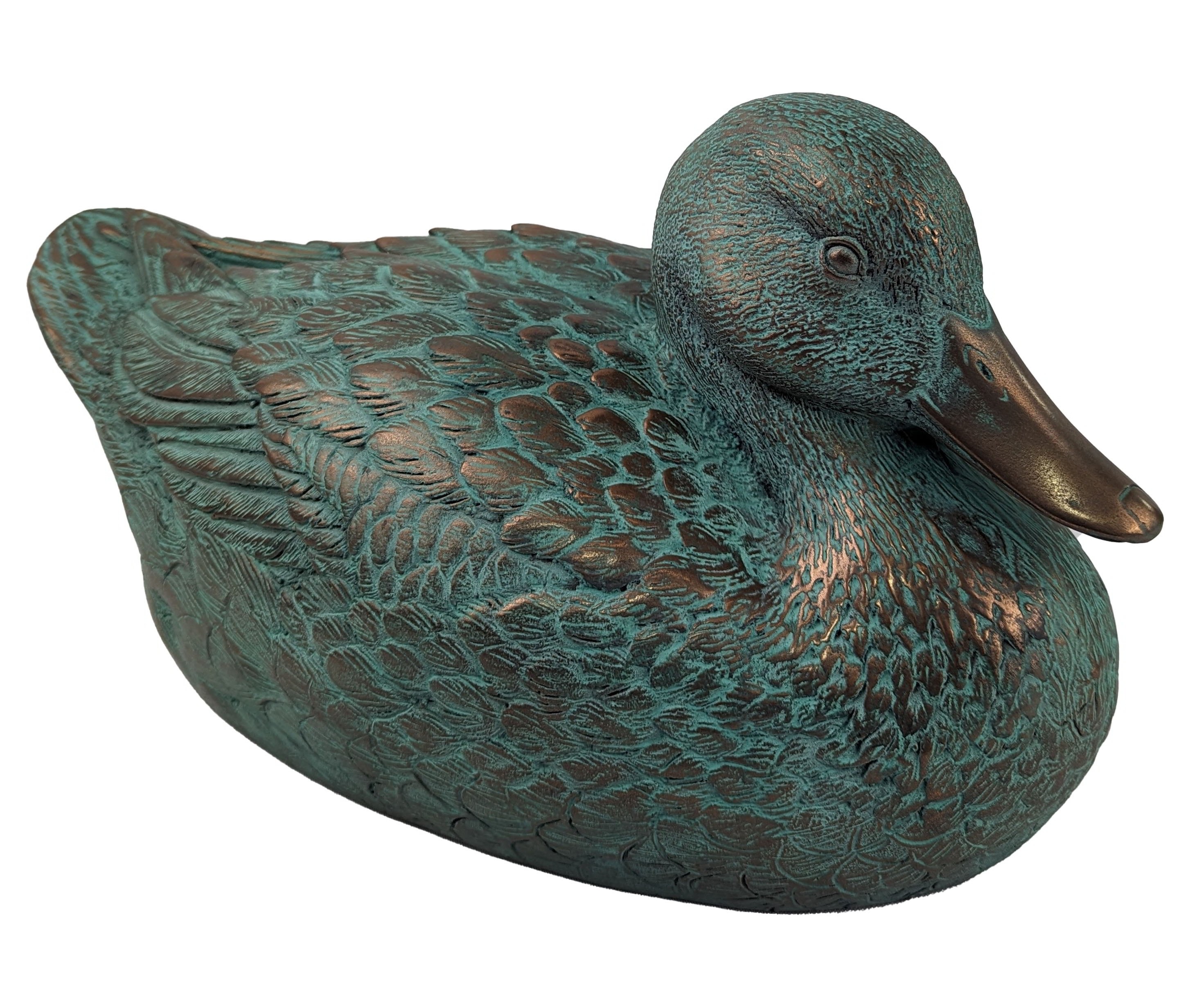 Female Mallard Duck - 42cm - Oxidised Bronze Finish