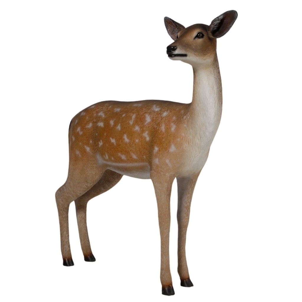 Fallow Dee Doe Standing - 120cm