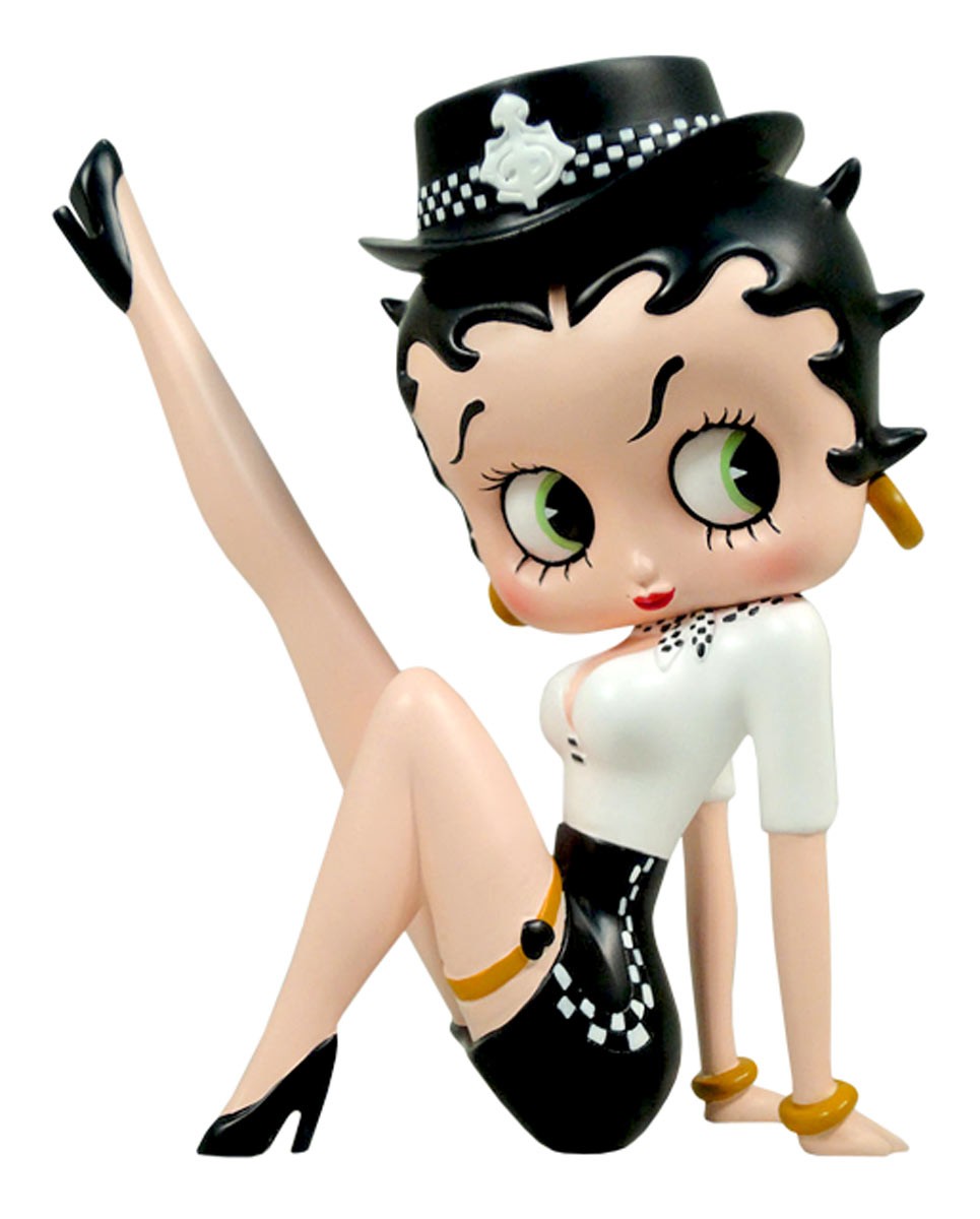Betty Boop Police Lady Leg Up 17cm