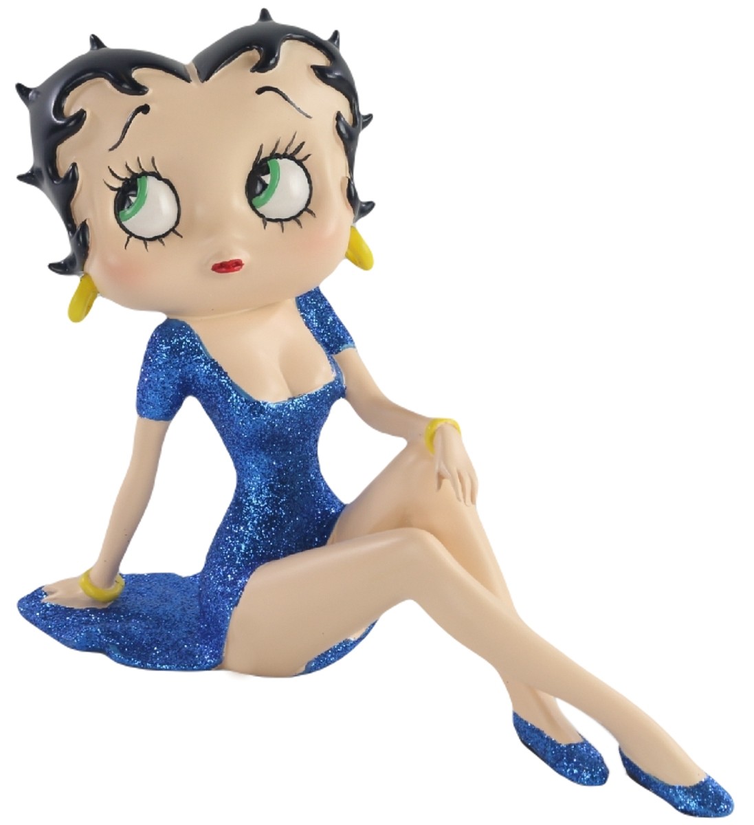 Betty Boop Demure (Blue Glitter Dress) 21.5cm