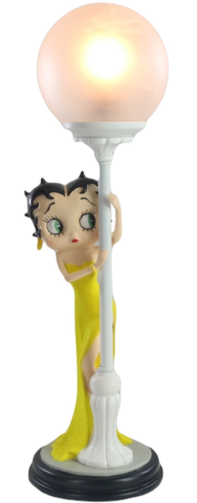 Betty Boop Hide & Seek Lamp Yellow Glitter Dress