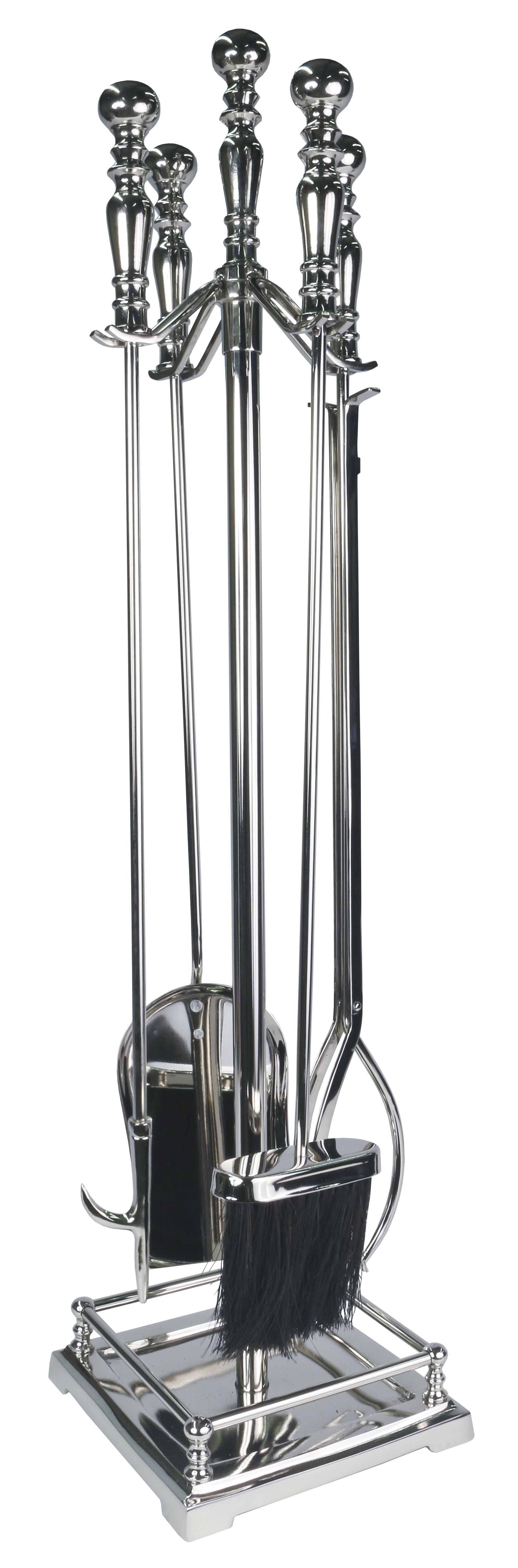 80.5cm Nickel Plated Companion Set  