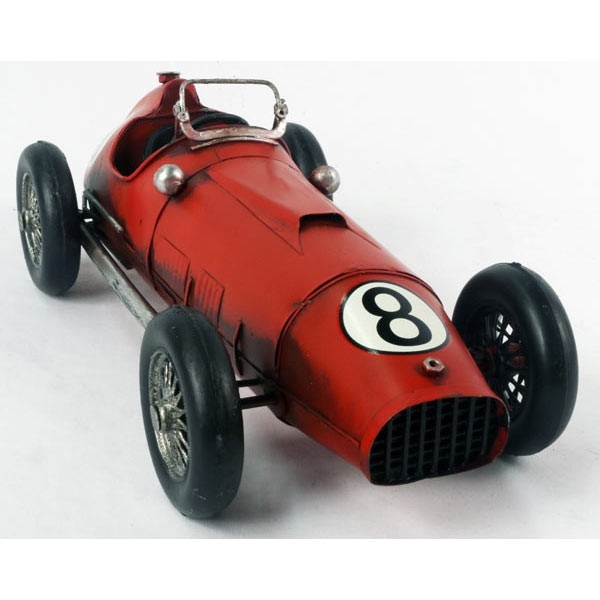 Red 1950s Racing Car 32cm