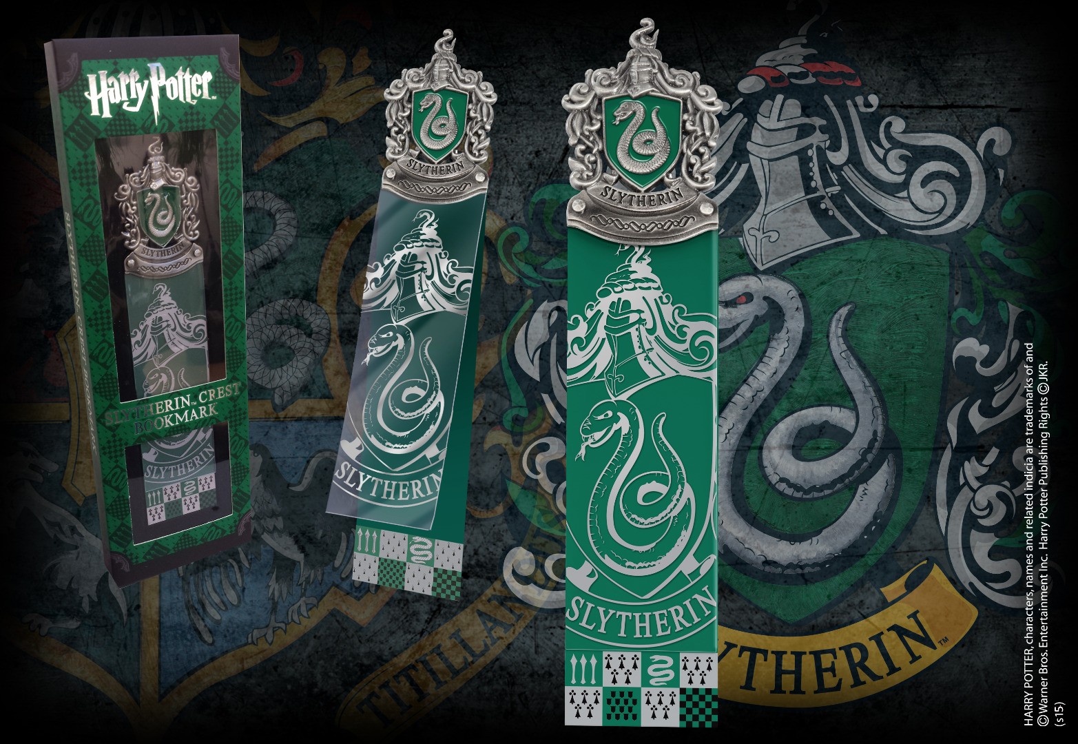 Slytherin Crest Bookmark
