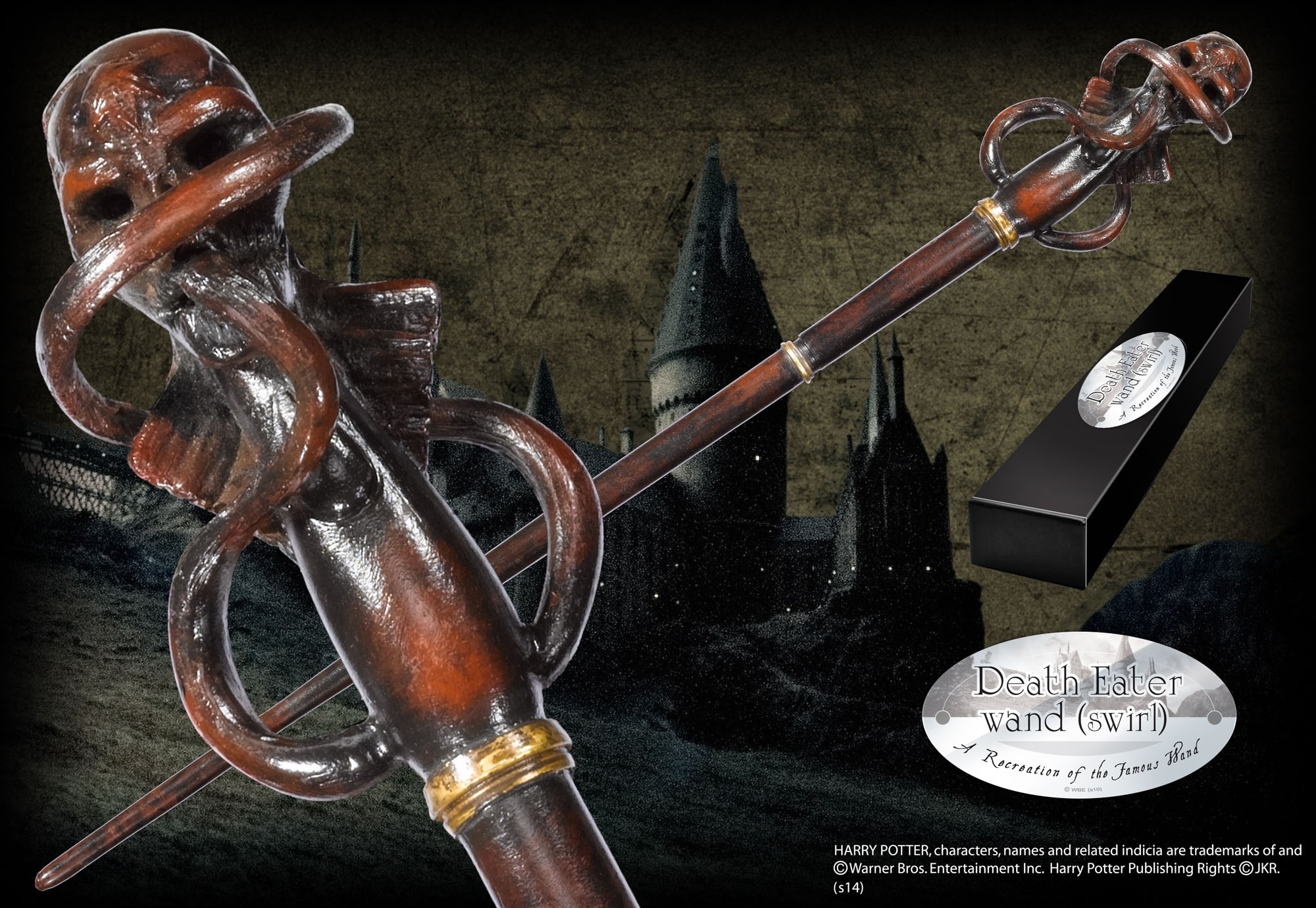 Death Eater Character Wand - Swirl