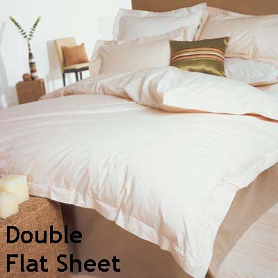 Percale 400 Count Double Flat Sheet