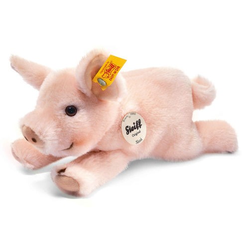 Steiff Little Friend Sissi Piglet - Pink - Soft Woven Fur - 22cm - 280016