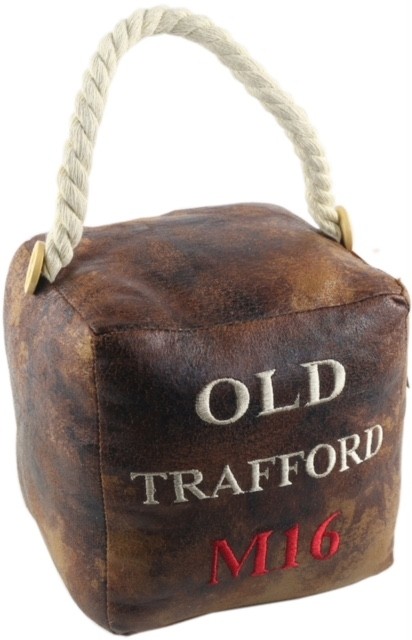 Square Faux Leather 'Old Trafford M16' Doorstop 