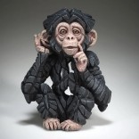 Baby Chimpanzee Figure - Hear No Evil