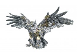 Mechanical Owl - Wings Outstretched  Wall Art 48cm