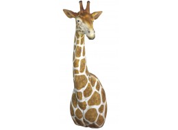 Giraffe Head & Neck Wall Art 61cm