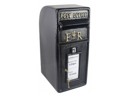 ER Royal Mail Post Box Black 57cm