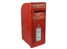 Old Trafford Post Box Red 60cm - New Version