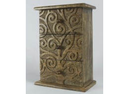 Mango Wood 3 Drawer Tree Of Life Chest