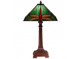 Dragonfly Tiffany Table Lamp Free Bulb - 54cm
