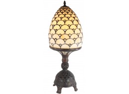 Jewelled Egg On Stand 64cm Tiffany Lamp + Free Bulbs