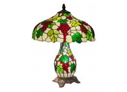 Grape Tiffany Umbrella Table Lamp 55cm + Free Incandescent Bulb