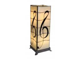 Melody Design Square Tiffany Lamp (Large) 46.5cm + Free Bulbs